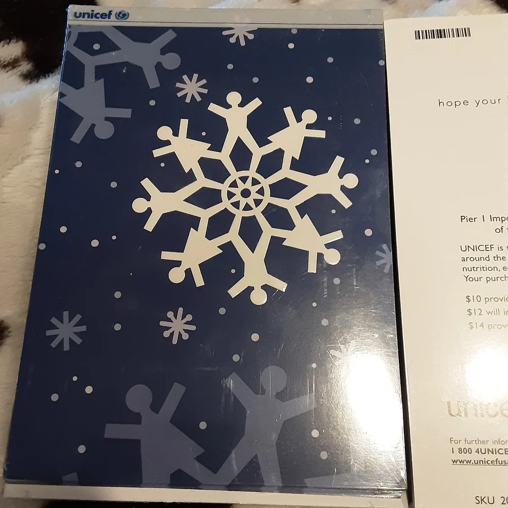 Set of 2 pier 1 Imports Christmas Cards